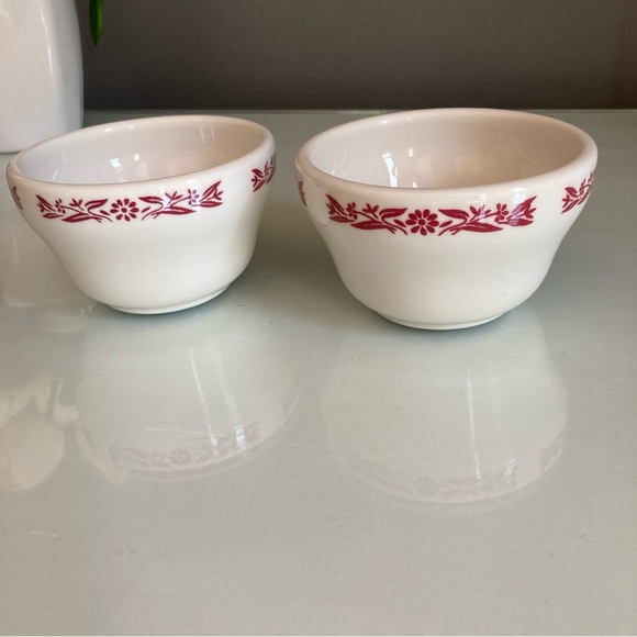 Homer Laughlin China Custard Cups Set Of 2 - Picture 5 of 8
